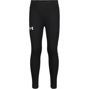 imageUnder Armour Girls Leggings Wordmark ampamp Printed Designs Lightweight Stretch Fit and DurableBlack Wordmark  Core
