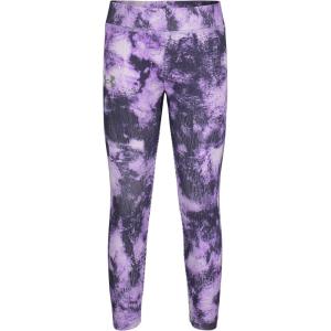 imageUnder Armour Girls Leggings Wordmark ampamp Printed Designs Lightweight Stretch Fit and DurableLunar Purple Tie Dye
