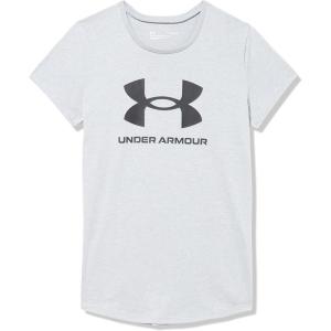 imageUnder Armour Girls Live Sportstyle Graphic ShortSleeve TShirt035 Steel Light Heather   Black