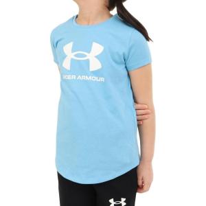 imageUnder Armour Girls Live Sportstyle Graphic ShortSleeve TShirt462 Tonic   White