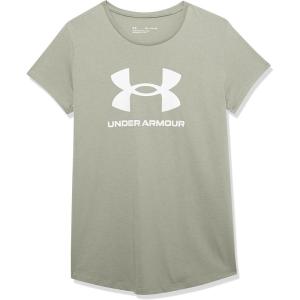 imageUnder Armour Girls Live Sportstyle Graphic ShortSleeve TShirt504 Grove Green   White