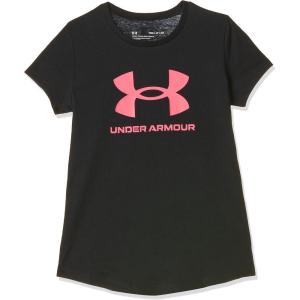 imageUnder Armour Girls Live Sportstyle Graphic ShortSleeve TShirtBlack 002Cerise