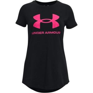 imageUnder Armour Girls Live Sportstyle Graphic ShortSleeve TShirtBlack 003White