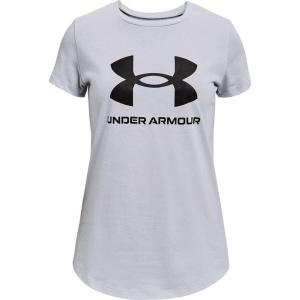 imageUnder Armour Girls Live Sportstyle Graphic ShortSleeve TShirtMod Gray Light Heather 011Black