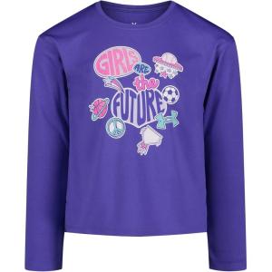 imageUnder Armour Girls Long Sleeve Shirt Crewneck Lightweight and BreathableElectric Purple Sport