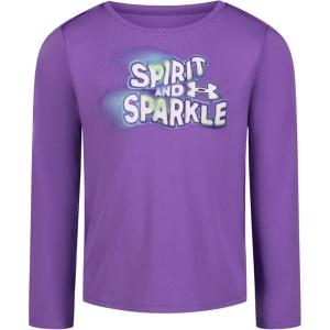 imageUnder Armour Girls Long Sleeve Shirt Crewneck Lightweight and BreathableLavish Sparkle