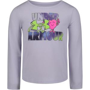 imageUnder Armour Girls Long Sleeve Shirt Crewneck Lightweight and BreathableSalt Purple