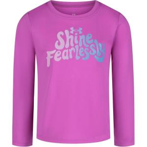 imageUnder Armour Girls Long Sleeve Shirt Crewneck Lightweight and BreathableVivid Magenta