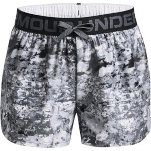 imageUnder Armour Girls Play Up Printed Shorts018 Pitch Gray   Black