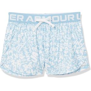 imageUnder Armour Girls Play Up Printed Shorts490 Blizzard   White