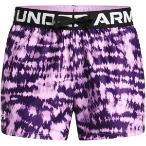 imageUnder Armour Girls Play Up Printed Shorts543 Purple Ace  Provence Purple  White