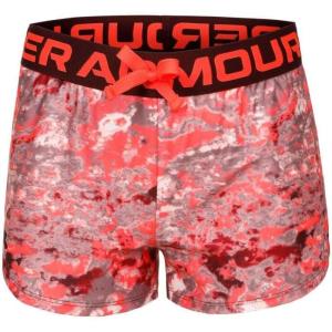 imageUnder Armour Girls Play Up Printed Shorts628 Beta   Dark Maroon