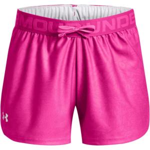 imageUnder Armour Girls Play Up Printed Shorts654 Rebel Pink   White