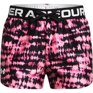 imageUnder Armour Girls Play Up Printed Shorts682 Fluo Pink  Black  White