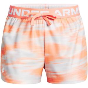 imageUnder Armour Girls Play Up Printed Shorts898 Flare Orange   White