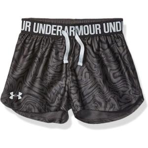 imageUnder Armour Girls Play Up Printed ShortsBlack 003Mod Gray