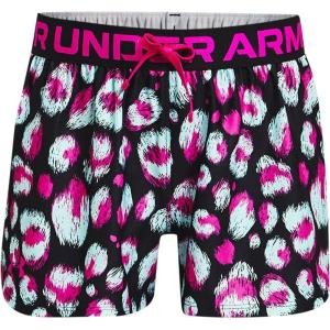 imageUnder Armour Girls Play Up Printed ShortsBlack 006Meteor Pink