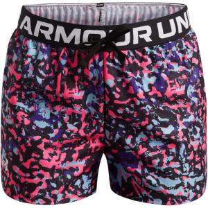 imageUnder Armour Girls Play Up Printed ShortsBlack 007White