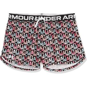 imageUnder Armour Girls Play Up Printed ShortsBlack 009Opal Blue