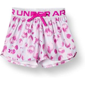 imageUnder Armour Girls Play Up Printed ShortsHalo Gray 014Meteor Pink