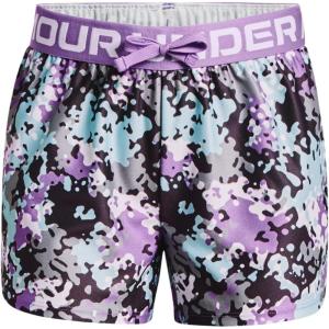 imageUnder Armour Girls Play Up Printed ShortsVivid Lilac 560White