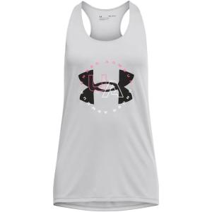 imageUnder Armour Girls Tech Big Logo Tank011 Mod Gray   Black
