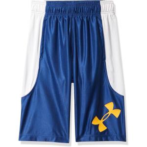 imageUnder Armour Mens 10Inch Perimeter Basketball ShortsAmerican Blue 449Koda Orange