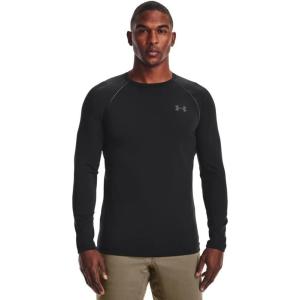 imageUnder Armour Mens ColdGear Packaged Base Crew001 Black   Pitch Gray