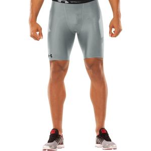 imageUnder Armour Mens HeatGear Armour Compression Mid ShortsGray