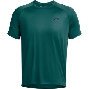 imageUnder Armour Mens Tech 20 ShortSleeve TShirt449 Hydro Teal   Black