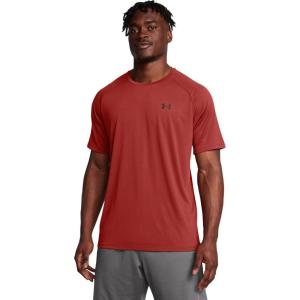 imageUnder Armour Mens Tech 20 ShortSleeve TShirt840 Earthen Orange   Black