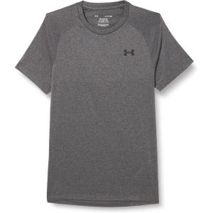 imageUnder Armour Mens Tech 20 ShortSleeve TShirtCarbon Heather 090Black