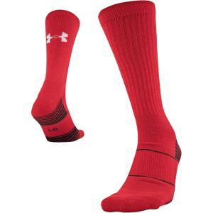 imageUnder Armour UnisexChild Team Crew SocksRed White
