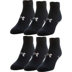 imageUnder Armour Womens Essential Lightweight Low Cut Socks 6PairsBlack 2 Assorted
