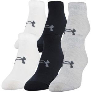 imageUnder Armour Womens Essential Lightweight Low Cut Socks 6PairsHalo GrayBlack