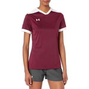 imageUnder Armour Womens Maquina 30 Jersey 609 Maroon   White XLarge