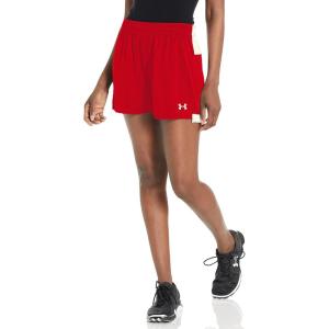 imageUnder Armour Womens Maquina 30 Shorts 600 Red   White Large
