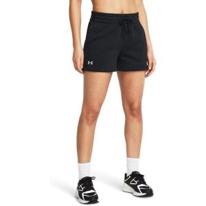 imageUnder Armour Womens Rival Fleece Shorts001 Black   White