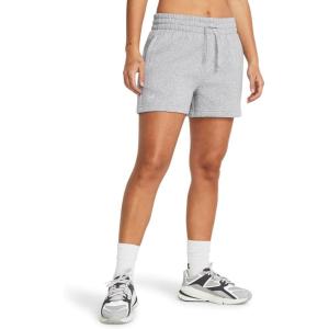 imageUnder Armour Womens Rival Fleece Shorts011 Mod Gray Light Heather   White