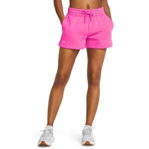 imageUnder Armour Womens Rival Fleece Shorts652 Rebel Pink   White