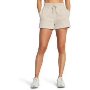 imageUnder Armour Womens Rival Fleece Shorts783 Oatmeal Light Heather   White