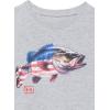 imageUnder Armour Boys AthleticMod Gray  Freedom Bass Ss