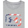 imageUnder Armour Boys AthleticPitch Gray  Freedom Fish Tee