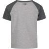 imageUnder Armour Boys Classic Core Logo TShirt Wordmark Print ampamp Baseball Designs Crew NeckMod Gray Raglan
