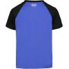 imageUnder Armour Boys Classic Core Logo TShirt Wordmark Print ampamp Baseball Designs Crew NeckTeam Royal Baseball Raglan