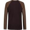 imageUnder Armour Boys Long Sleeve Shirt Crewneck Lightweight and BreathableBrown Obsidian Thermal