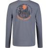 imageUnder Armour Boys Outdoor Long Sleeve Tee Stylish Crew Neckline Cute Full FitFuture Gravel