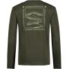imageUnder Armour Boys Outdoor Long Sleeve Tee Stylish Crew Neckline Cute Full FitMarine Fog
