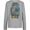 imageUnder Armour Boys Outdoor Long Sleeve Tee Stylish Crew Neckline Cute Full FitMod Gray Survival