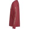 imageUnder Armour Boys Outdoor Long Sleeve Tee Stylish Crew Neckline Cute Full FitStadium Red Topo